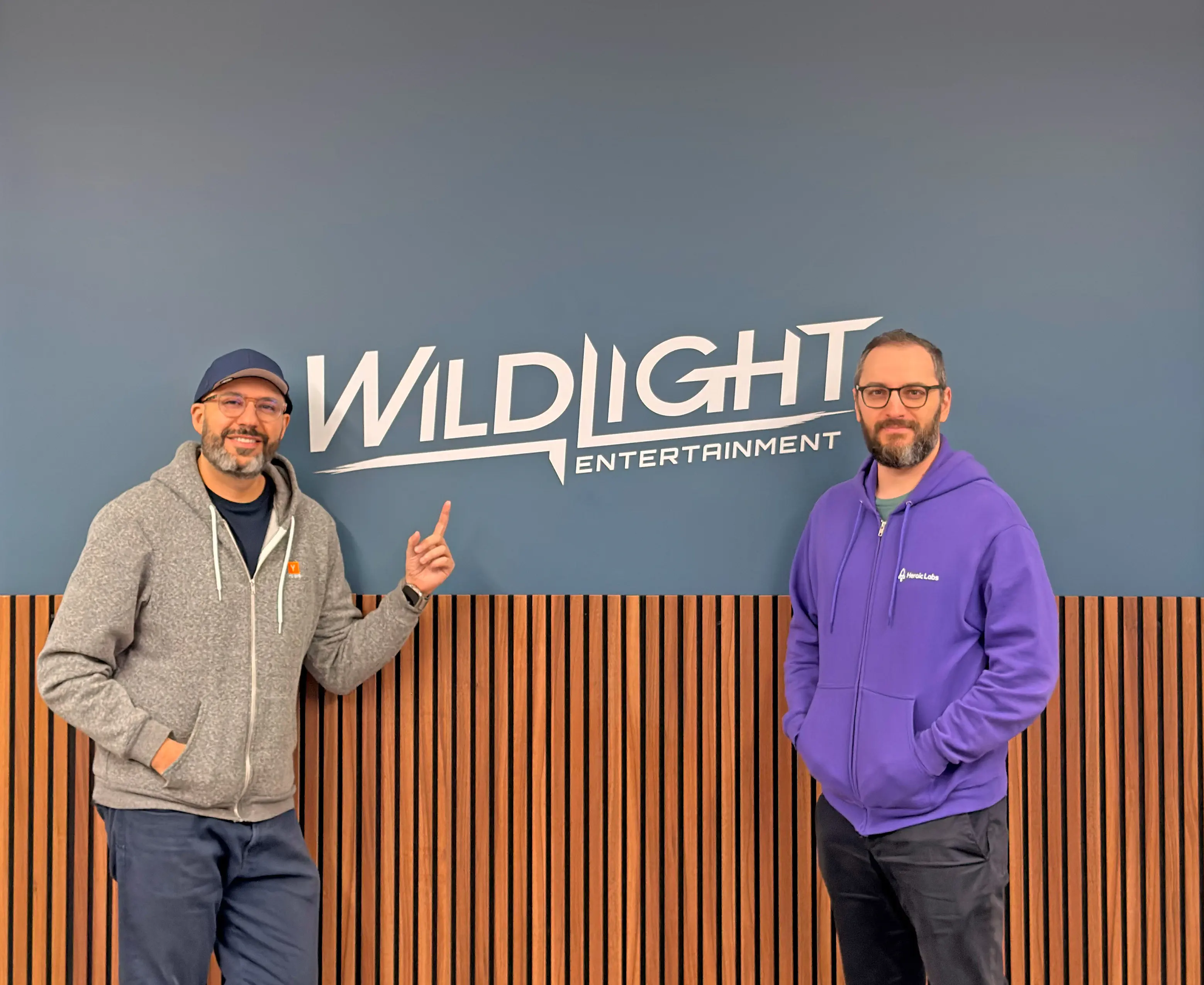 Co-founders Mo and Andrei at Wildlight