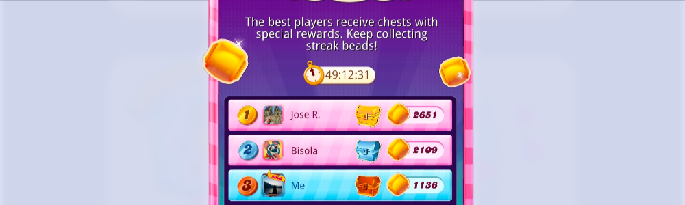 Timed leaderboard event used in Candy Crush Saga by King