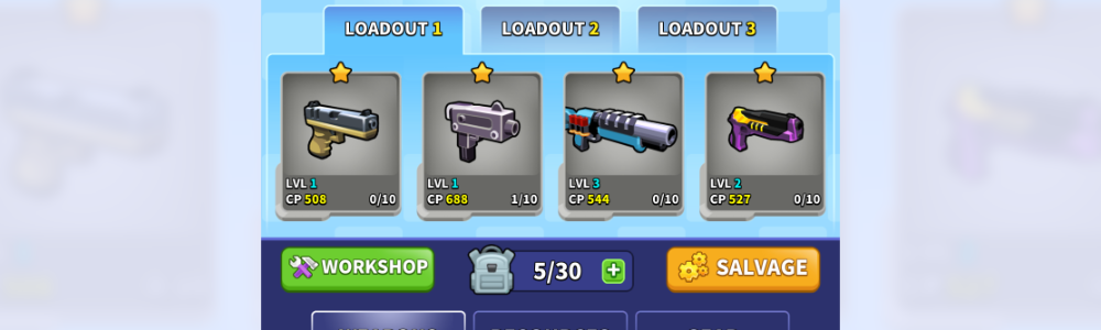 Players can obtain weapons and utility items via an Inventory system in Squad Alpha by Say Games.