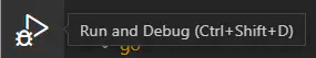 Run and Debug button