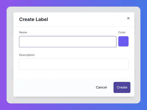 Create Category Label