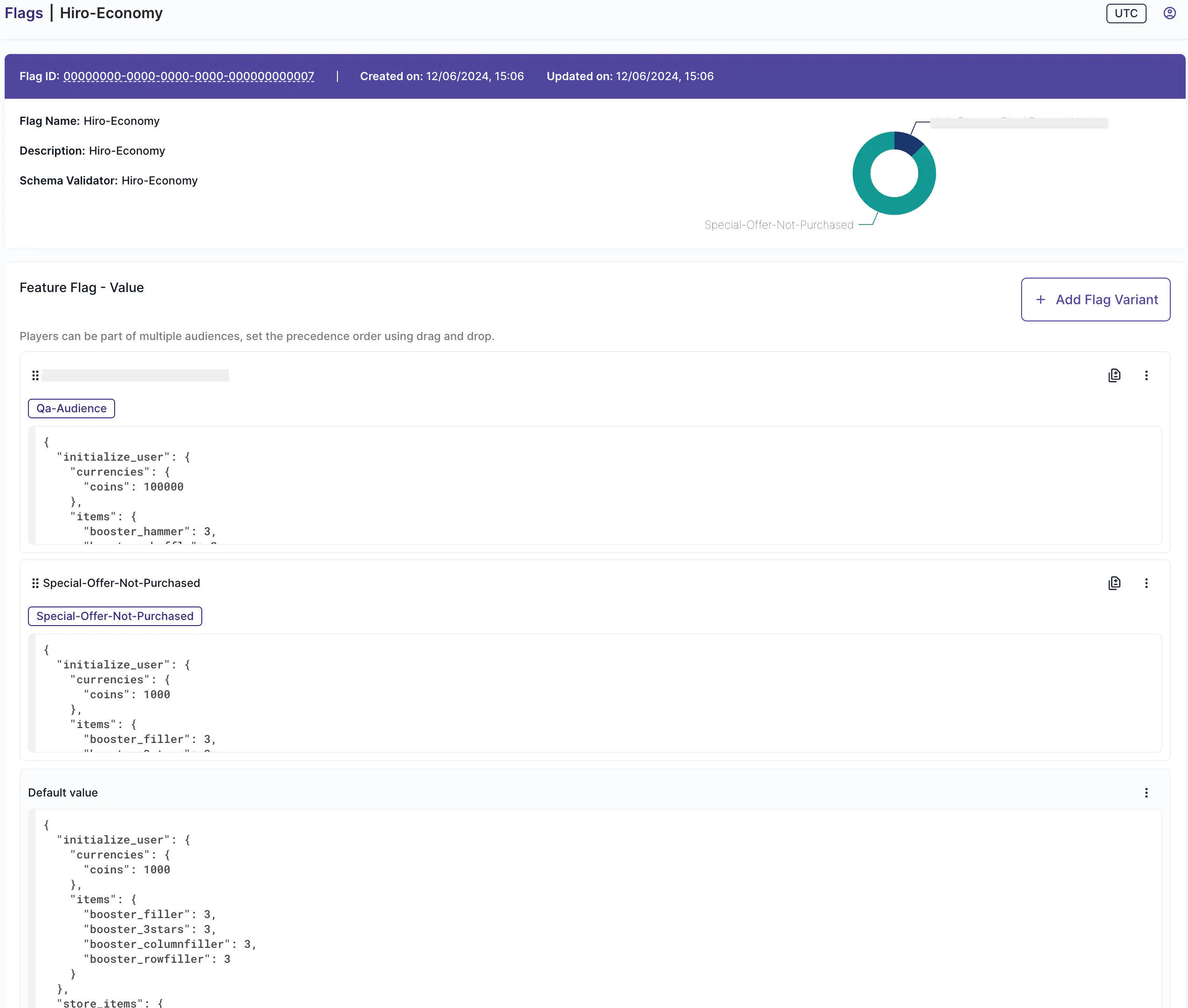 Create the two variants