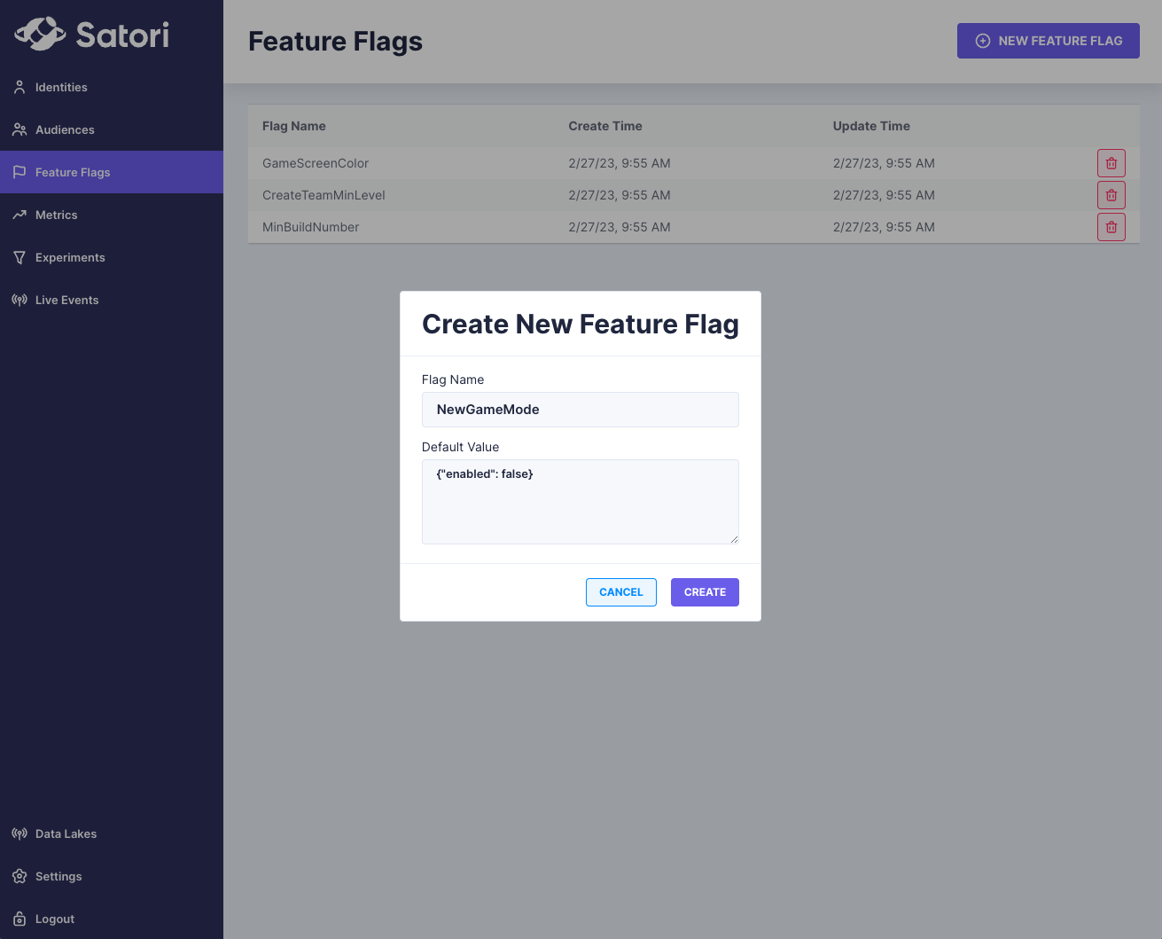 Create Feature Flag