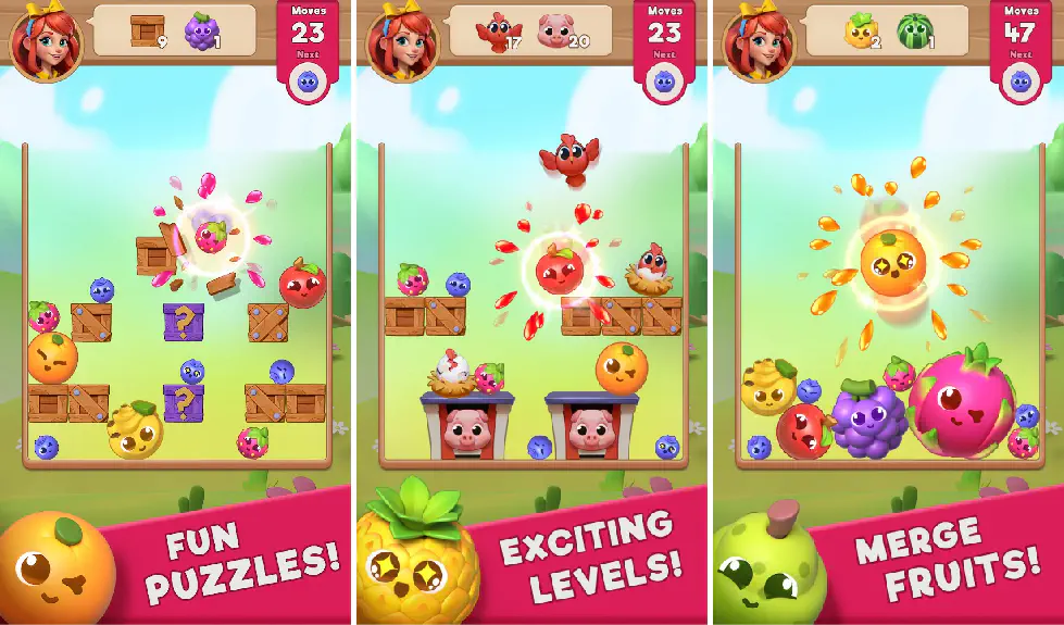 Gram Games FruitFall! banner