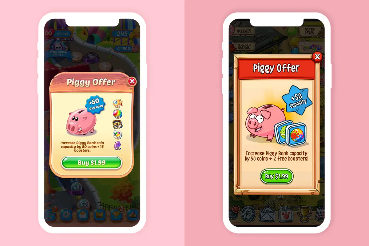 Improve Piggy Bank Stats